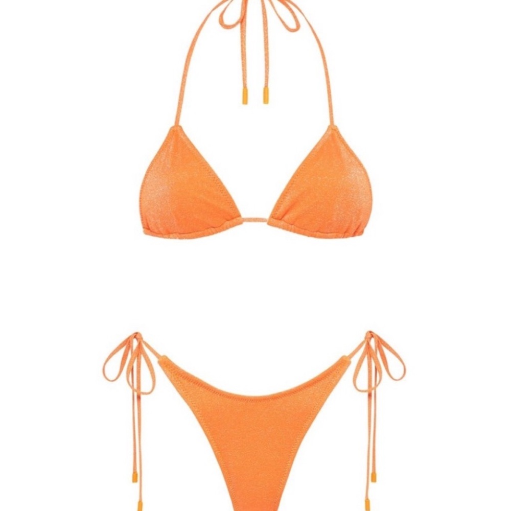 Bright Orange Bikini Set